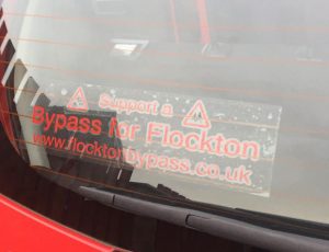 Car Window Sticker - flocktonbypass.co.uk