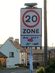 New 20 sign - flocktonbypass.co.uk