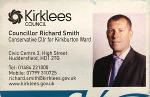 Richard Smith business card - flocktonbypass.co.uk